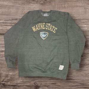 The Original Retro Brand Wayne State University Green Sweater